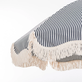 Business & Pleasure Rio Fringed Umbrella - Laurens Navy Stripe