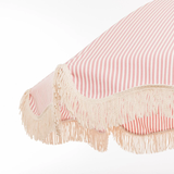 Business & Pleasure Rio Fringed Umbrella - Laurens Pink Stripe