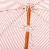 Business & Pleasure Rio Fringed Umbrella - Laurens Pink Stripe