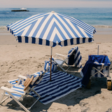 Business & Pleasure Amalfi Umbrella - Crew Mediterranean Blue Stripe
