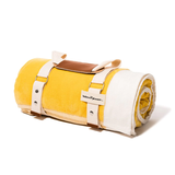 Business & Pleasure Beach Blanket - Crew Mimosa Yellow Stripe