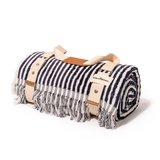 Business & Pleasure Beach Blanket - Laurens Navy Stripe