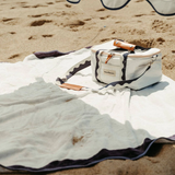 Business & Pleasure Beach Blanket - Rivie White