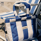 Business & Pleasure The Cloud Cooler Tote Bag - Crew Mediterranean Blue Stripe