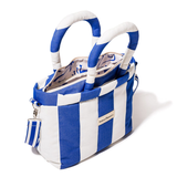 Business & Pleasure The Cloud Cooler Tote Bag - Crew Mediterranean Blue Stripe