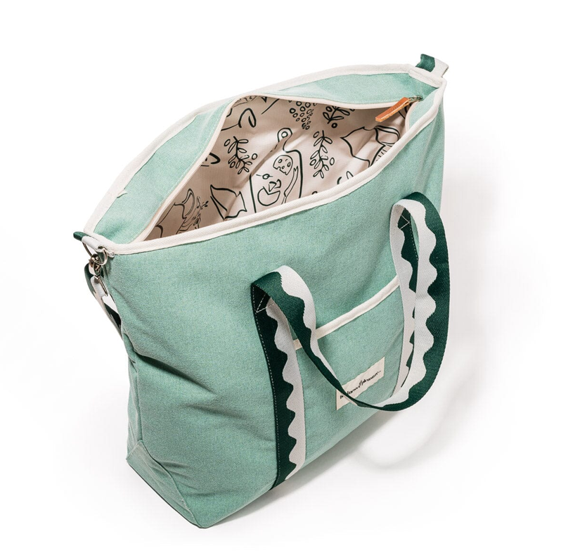 Business & Pleasure Cooler Tote Bag Rivie Green