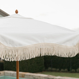 Business & Pleasure Market Umbrella - Vintage White