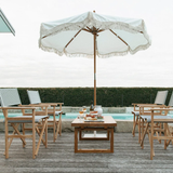 Business & Pleasure Market Umbrella - Vintage White