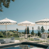 Business & Pleasure Market Umbrella - Rivie White