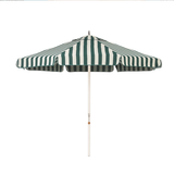 Business & Pleasure Market Umbrella - Terry Green Stripe 8"