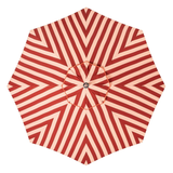 Business & Pleasure Market Umbrella - Terry Terracotta Stripe 10"