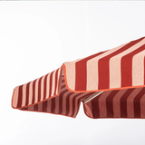 Business & Pleasure Market Umbrella - Terry Terracotta Stripe 10"