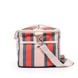 Premium Cooler Bag Bistro Dusty Pink Stripe