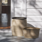 Citta Arena Laundry Basket - Natural/Blue Black