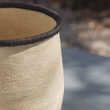 Citta Arena Laundry Basket - Natural/Blue Black
