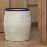 Citta Arena Laundry Basket - Natural/Blue Black