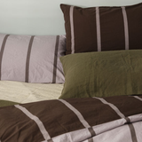 Citta Duo Euro Pillowcase - Rye/Pansy