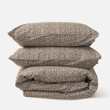 Citta Forget Me Not Organic Cotton Duvet Cover - Rye/Bone