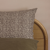 Citta Forget Me Not Organic Euro Pillowcase - Rye/Bone