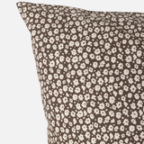 Citta Forget Me Not Organic Euro Pillowcase - Rye/Bone