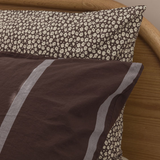Citta Forget Me Not Organic Euro Pillowcase - Rye/Bone