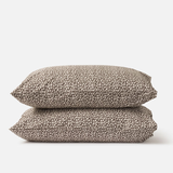 Citta Forget Me Not Organic Pillowcase Set - Rye/Bone