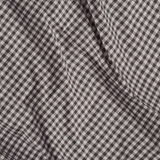 Citta Gingham Organic Gingham Duvet Cover Cocoa