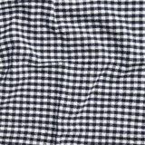 Citta Gingham Washed Cotton Tea Towel Navy