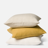 Citta Heavy Linen Cushion Cover Ivory