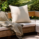 Citta Hutt Wool Throw Ivy / Natural