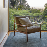 Citta Hutt Wool Cushion Cover Ivy/Natural