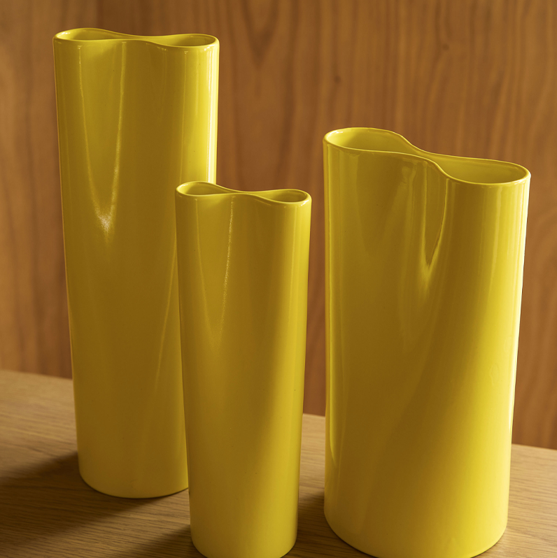 Citta Pinch Vase Kowhai