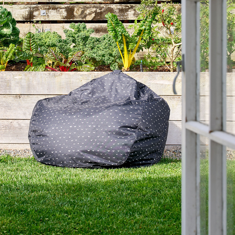 Citta Tick Bean Bag Black/Bone