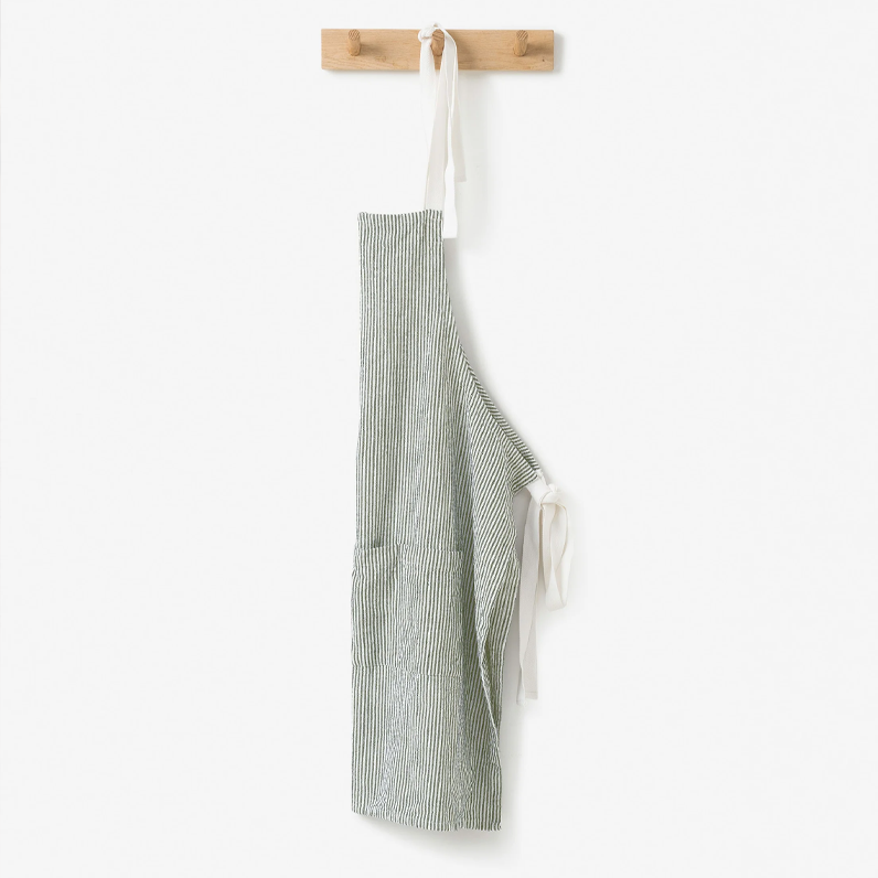 Citta Stripe Washed Cotton Apron