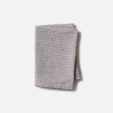 Citta Stripe Washed Cotton Tea Towel Cocoa