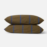 Citta Duo Pillowcase Set - Ivy/Aegean
