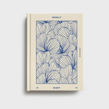 Father Rabbit | Weekly Diary 2026 | Prussian Blue Floral