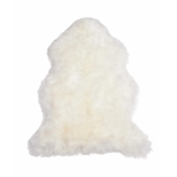 Long Wool Single Sheepskin Ivory
