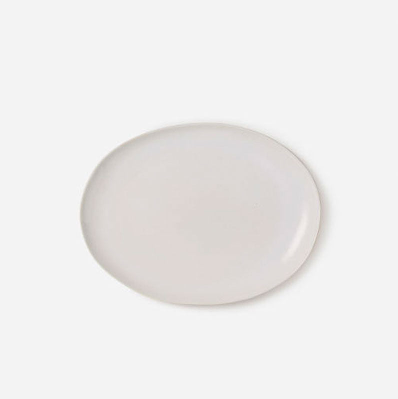 Citta Finch Oval Platter White/Natural