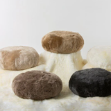 Long Wool Pouf Nappa