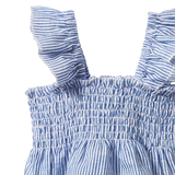 Nature Baby Gala Suit Linen Blue Stripe
