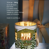 Glasshouse Christmas White Christmas Candle 380g
