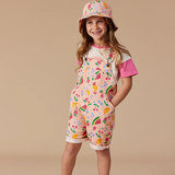 Goldie & Ace Burton Fruit Salad Linen Overalls