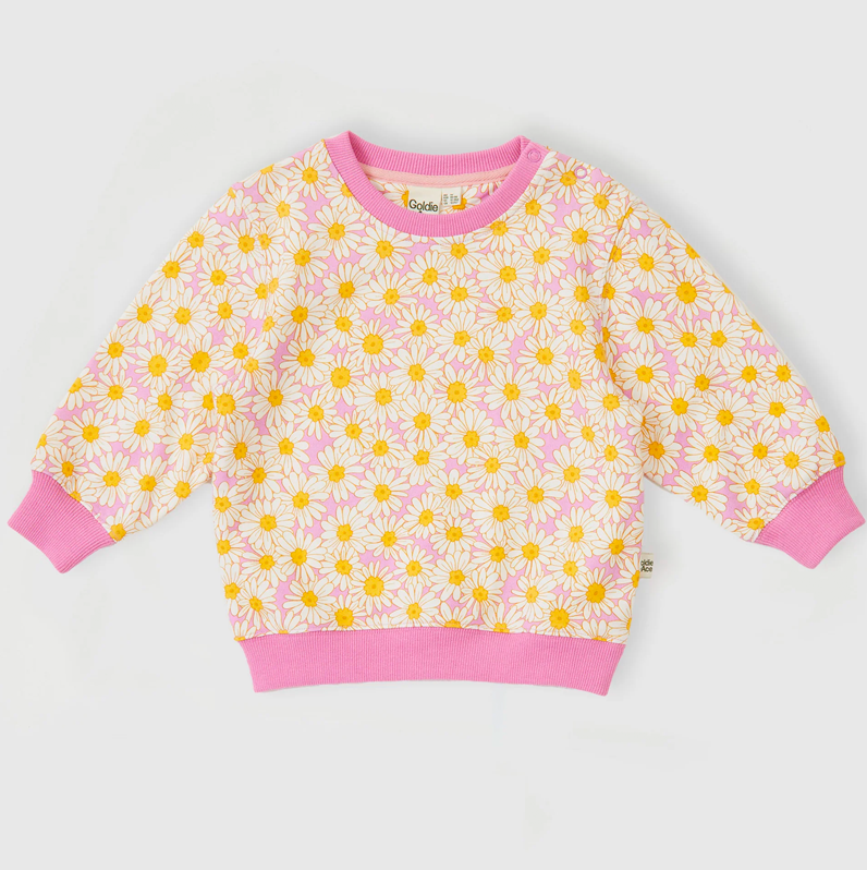 Goldie & Ace Daisy Meadow Relaxed Terry Sweater