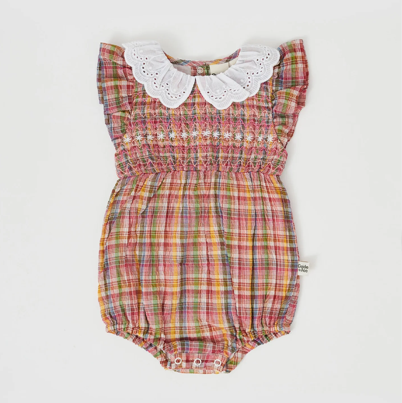 Goldie & Ace Lani Smocked Romper