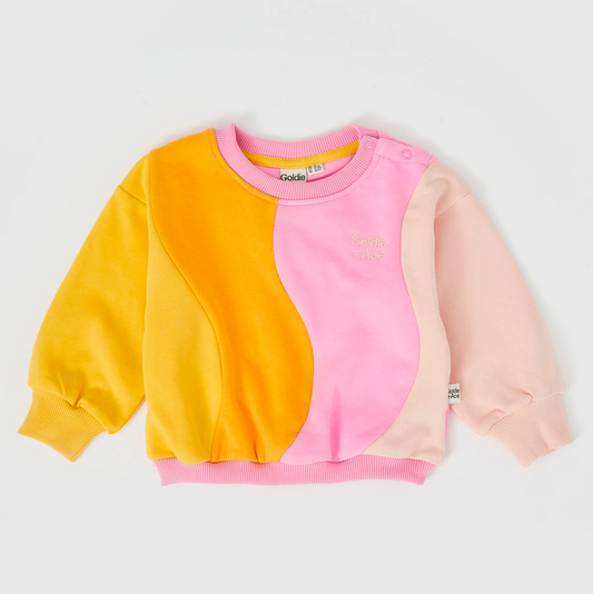 Goldie & Ace Rio Wave Sweater Sunset