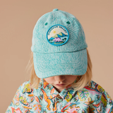 Goldie & Ace Tate Dino Valley Denim Cap Turquoise