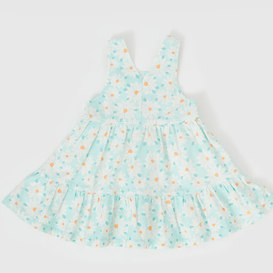 Goldie & Ace Tully Tiered Pinafore Dress Daisy Delight