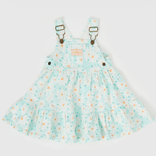 Goldie & Ace Tully Tiered Pinafore Dress Daisy Delight