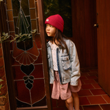 Goldie & Ace Wool Beanie Pink